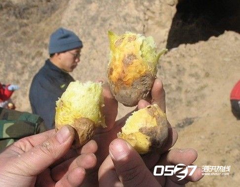 烤好的土豆
