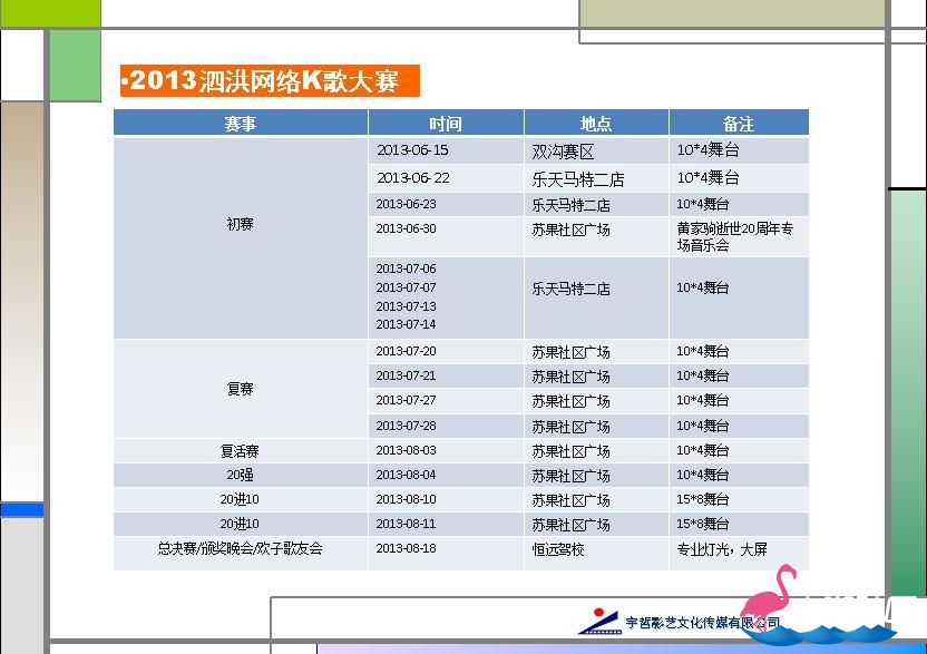2013泗洪网络K歌大赛