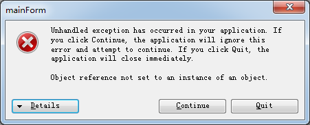 unhandled exception has occurred.png